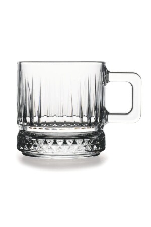 MNZ-Elysia 2 Li Glass Cup Mug 195cc - Paşabahçe