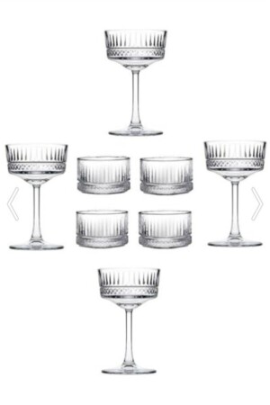 مجموعة من المنتجات الممتعة من MNZ-Elysia (440436 ELYSİA CHAMPAGNE GLASS 530038 ELYSİA COOKIES BOWL) Fma - Paşabahçe