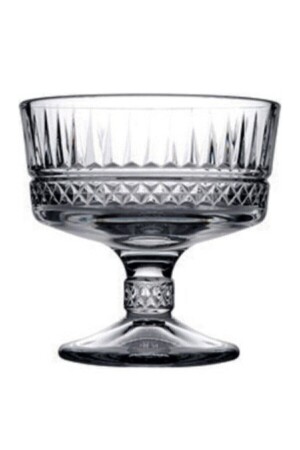 MNZ-Elysia قدماً قصة ثلج زجاجي أطباق الحلوى عرض 6 قطع كأس مجموعة 250 كلم 084oa - Paşabahçe