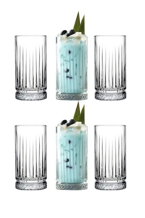 MNZ-Elysıa 6 حزمة مشروب طويل الكوكتيل مشروب شرب شرب نبيذ كوب 445cc ELYSIA520015I6 - Paşabahçe