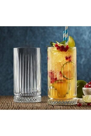 (MNZ-Elysia Water Soft Drink Glass 520445 365 كلمات 6 قطع) - Paşabahçe
