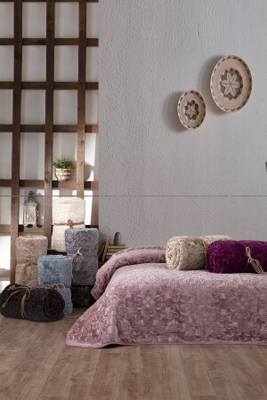 MNZ-Emboss غطاء مزدوج Anthracite 3251p - Cotton Box