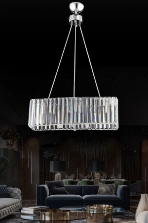 MNZ-Emerald Stone Chandelier - İstanbul Avize