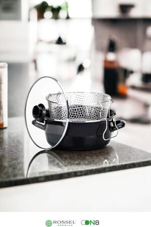 فرن MNZ-Enamel 24 سم أسود إيميفا-فرن 24 أسود - Rossel Premium