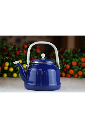 علبة شاي من نوع MNZ-Enamel 2.5 لتر واحد واحد من نوع زنك معالجة وعلبة شاي من نوع الزنك 50052675455 - Genel Markalar