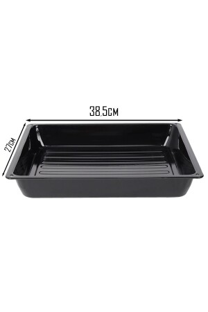 سلة الخبز من MNZ-Enamel 38-5cmx27cm - 6cm ارتفاع - Hazarpazar