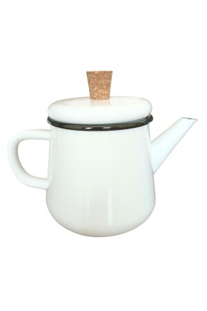 كوب شاي من نوع MNZ-Enamel 850 مل أبيض - Roofdepo