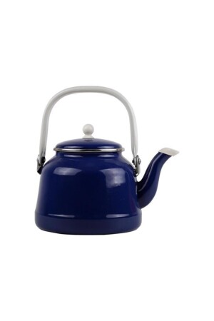 (MNZ-Enamel Teapot) 2 لتر واحد واحد أعلى معالجة زنك عشب الشاي بروت البحرية الأزرق 11082022ÇAYLA20 - qussine