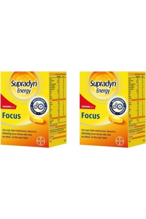 MNZ-Energy Focus 30 قرصين 2 صناديق Suprafocus2li - Supradyn