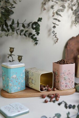 MNZ-Erb25u2 حاوية تخزين المعادن مربعة 87x87x125, مجموعة من 3، بوتانيكا ERB25U2 - Evle