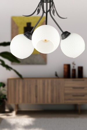 MNZ-Erden 3 . مشعل مزدوج مع زجاج أسود BEG1367 - Begüsa