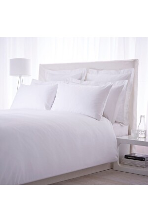 سلسلة MNZ-Eris White Hotel Duvet Cover 83 خيط 160x220 53152 - RH TEKSTİL