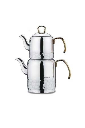 مجموعة من صناديق الشاي من الذهب MNZ-Erna 9081103A227-02 - KORKMAZ