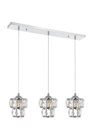 MNZ-Ery 3729-46-03s كروم مزدوجة 3 قطع صف شمعة ERY 3729-46-03-S كروم - Eray Aydınlatma