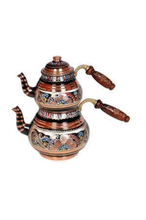 MNZ-Erzincan طحينة نحاسية مطبقة يدويًا حجم صغير 2-3 أشخاص 81 - Genel Markalar