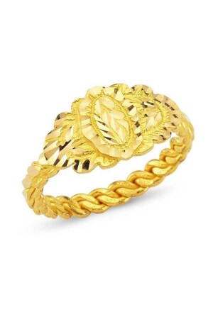 MNZ-Erzurum Triple Burma Ring 22 كيراط ذهب 8.00 جرام - Bilezikhane