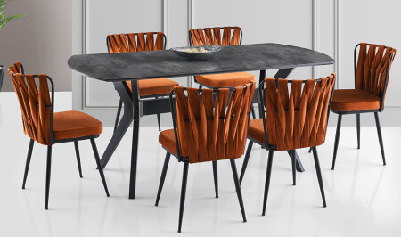 مجموعة طاولة الطعام MNZ-Esin - Cadde Yıldız