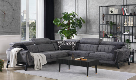 مجموعة الزاوية الميكانيكية MNZ-Esinti Gray - Cadde Yıldız