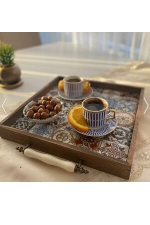 MNZ-Esperanza 32x32cm صبّة عرض سيراميكية طبيعية صلبة TRAY-ESPERANZA-32X32CM - bluecape