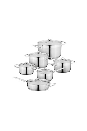 فندق MNZ-Essentials 12 قطعة طعام من الفولاذ المقاوم للصدأ مجموعة 1112140 - Berghoff