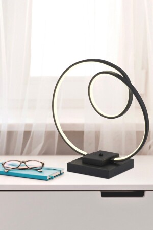 MNZ-Estel Black Square Leg LED غرفة المعيشة الحديثة شمعة 3982-01K-BL - Apliqa