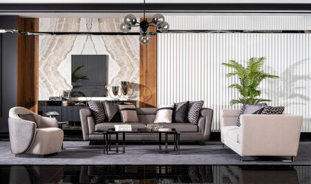 مجموعة الأريكة الفاخرة MNZ-Estevan - Cadde Yıldız