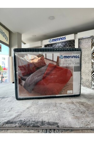 MNZ-Eternity Corduroy Duvet Cover Set 5017 البنزين - Merinos