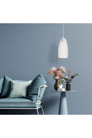 إضاءة MNZ-Eva الحديثة واحدة الزجاجية مصباح معلقات الانشقاق النمط الثلج الأبيض واحد الشنارة 15x15x26 Antl splt - Vogue