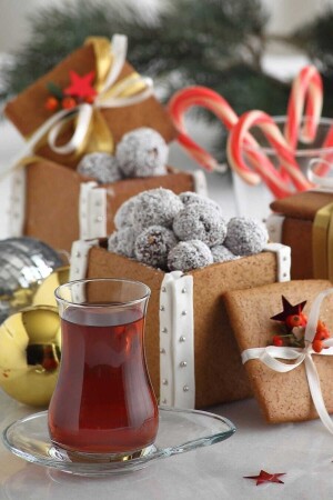 MNZ-Eva Set Tea Set كوب الشاي و صوص 12 قطعة LAV-S2-Eva - Lav