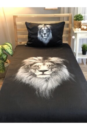 MNZ-Evmila الطباعة الرقمية الأسد السلمونة غطاء وسادة مجموعة 884 LLKÖ 884 - Lolla