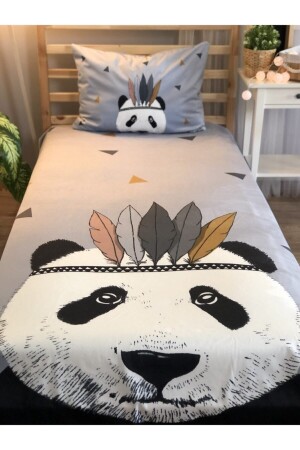 MNZ-Evmila Gray Panda Velvet Cover ديكوراتي 197 ليل 197 - Lolla