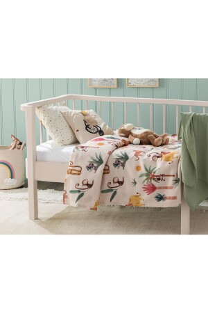 (MNZ-Exotic Cotton Baby Pike) 100 × 150 سم بيج - English Home