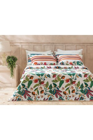 MNZ-Exotic Garden طباعة واحدة 150x220 سم خضراء داكن 10038616 - English Home