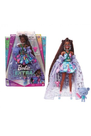 (MNZ-Extra) طفل رائع و طفل صديقي للحيوان في ثوب الأرجواني 194735072620 - Barbie