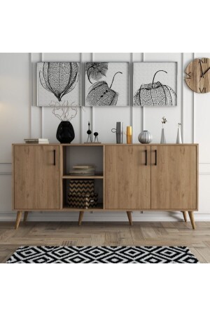 مكنسة مودرن MNZ-Exxen مع ساق خشبية 1626 - Mezza