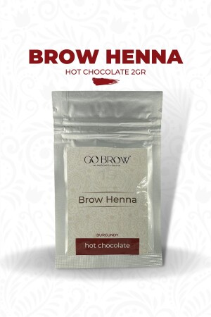 MNZ-Eyebrow هينا الشوكولاتة الساخنة 2gr - Brow Henna