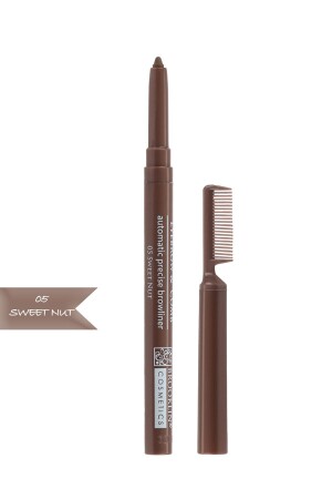 قلم العين من قِبل (MNZ-Eyebrow Pencil) - قلم العين القصير المادي (No 5 SWEET NUT) - Brooklin