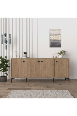 MNZ-Eylül أجهزة التحكم الحديثة مع الرفوف غرفة المعيشة المكتب 180 سم سلة CH-47 - Cool Home