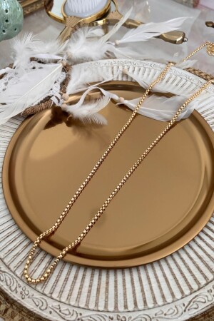 MNZ-Ezme سلسلة ضيقة طويلة الرقبة - Trendy Butik