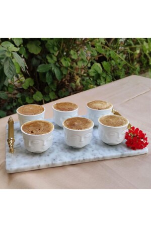 MNZ-Face 6-piece Cup Set بيضاء TYC00361935018 - TAMER YİĞİT