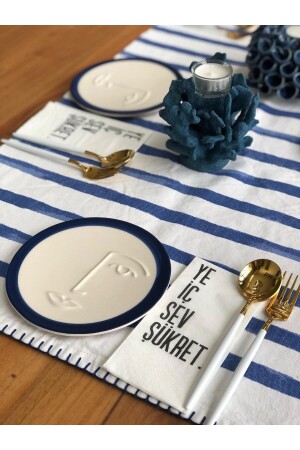 لوحة حلوى MNZ-Face (أزرق مظلم) - Meggdecor