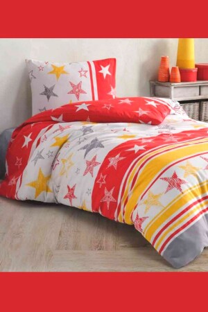 مُعزّف MNZ-Fan 3 قطع غطاء غطاء واحد مع أوراق مرنة - Candan Çeyiz