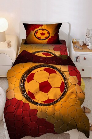 MNZ-Fan نمط واحد الأطفال الأطفال غطاء غطاء مجموعة BD032-N - Bebişim Halı