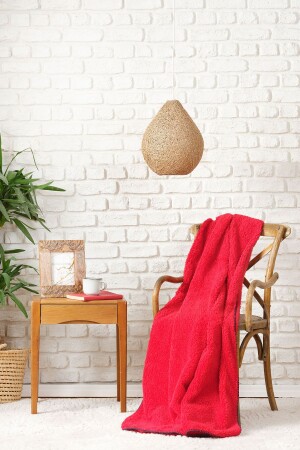 غطاء تلفزيون MNZ-Faye الأحمر 130x170 سم 200. 21. 01. 0137 - Karaca Home