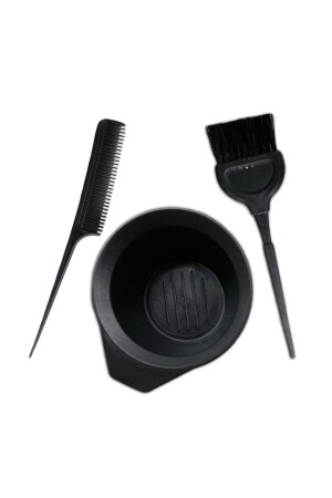 MNZ-Fear Dye Brush Crepe Comb Dye Container مجموعة لون الشعر - Ege Sir