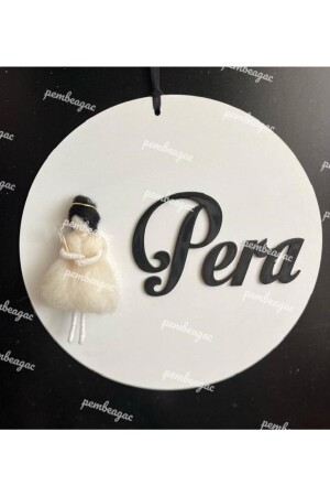 مكنسة أطفال من نوع MNZ-Felt تصميم أزياء الباب الشخصي - أزياء الباب الخارجي - أزياء الباب الفولدي - Pembe Ağaç Tasarım Atölyesi