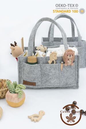 كيس رعاية الطفل الأم (MNZ-Felt) المولود حديثي الولادة منتظم تغيير الطفل المنظم المحمول ZG948 - mordesign