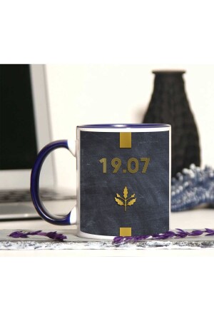 MNZ-Fenerbahçe تصميم كوب البورسلين مع الملونة داخل ومعقب fenerbahçec - Atölyehane