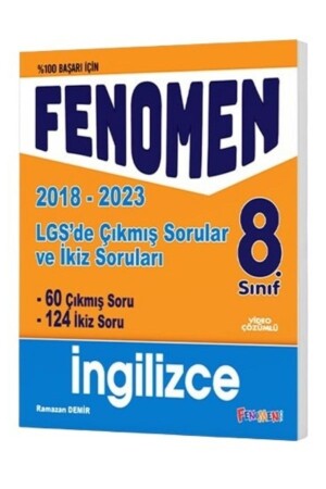 MNZ-FENOMEN 8 LGS أسئلة الإنجليزية والأسئلة المزدوجة (2018-2023) - Fenomen Yayıncılık
