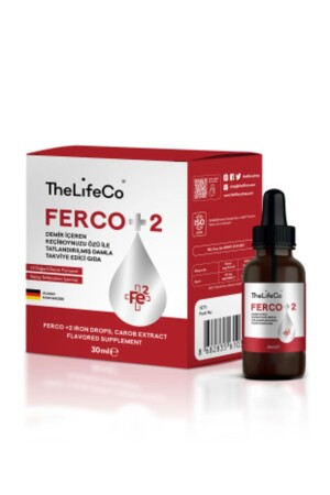 قطرات الحديد من MNZ-Ferco 2-Valence 30ml - Thelifeco